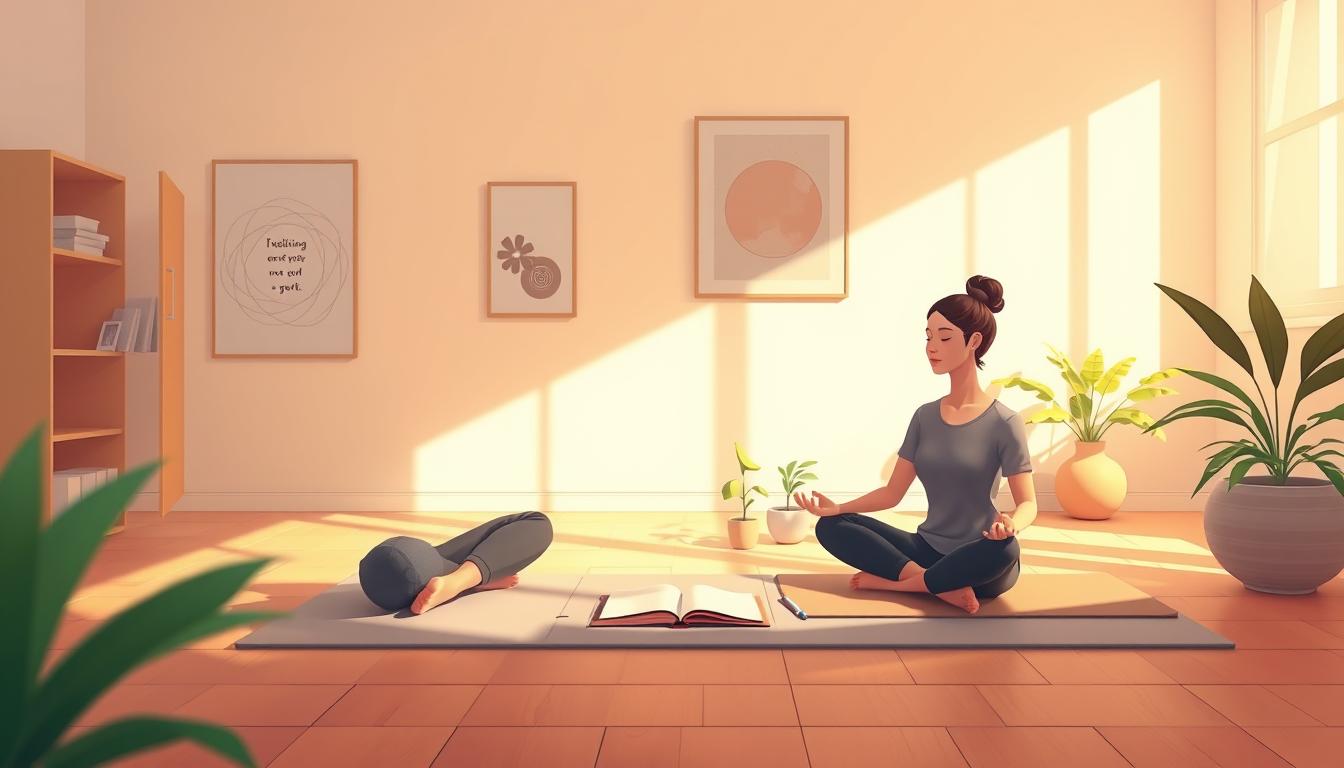 A calm, sunlit room arranged for quiet reflection